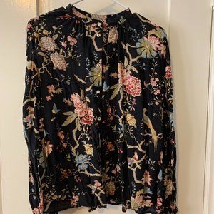 GP & J Baker X H&M floral pattern top (size 8)